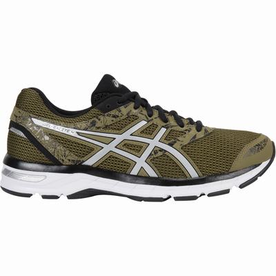 Asics Gel-Excite 4 - Miesten Juoksukengät - Oliivinvihreä/Hopea